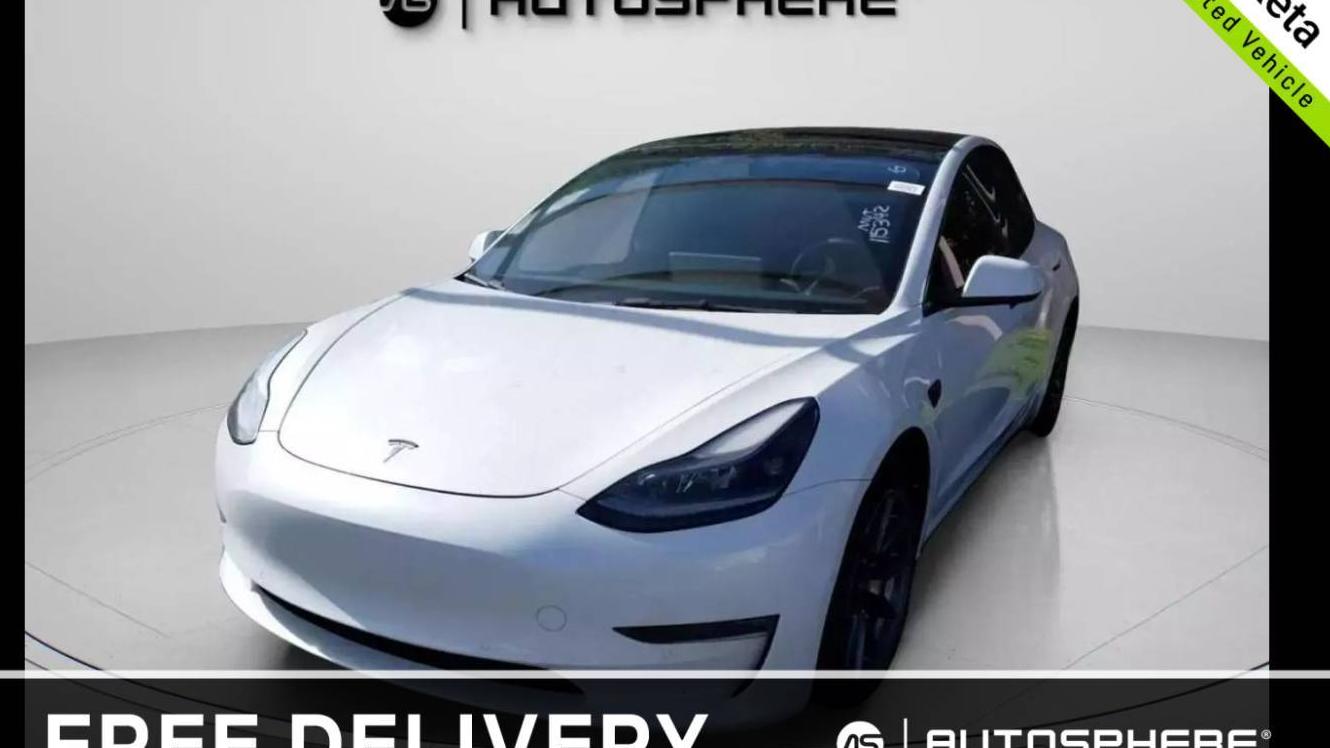 TESLA MODEL 3 2022 5YJ3E1EBXNF115342 image